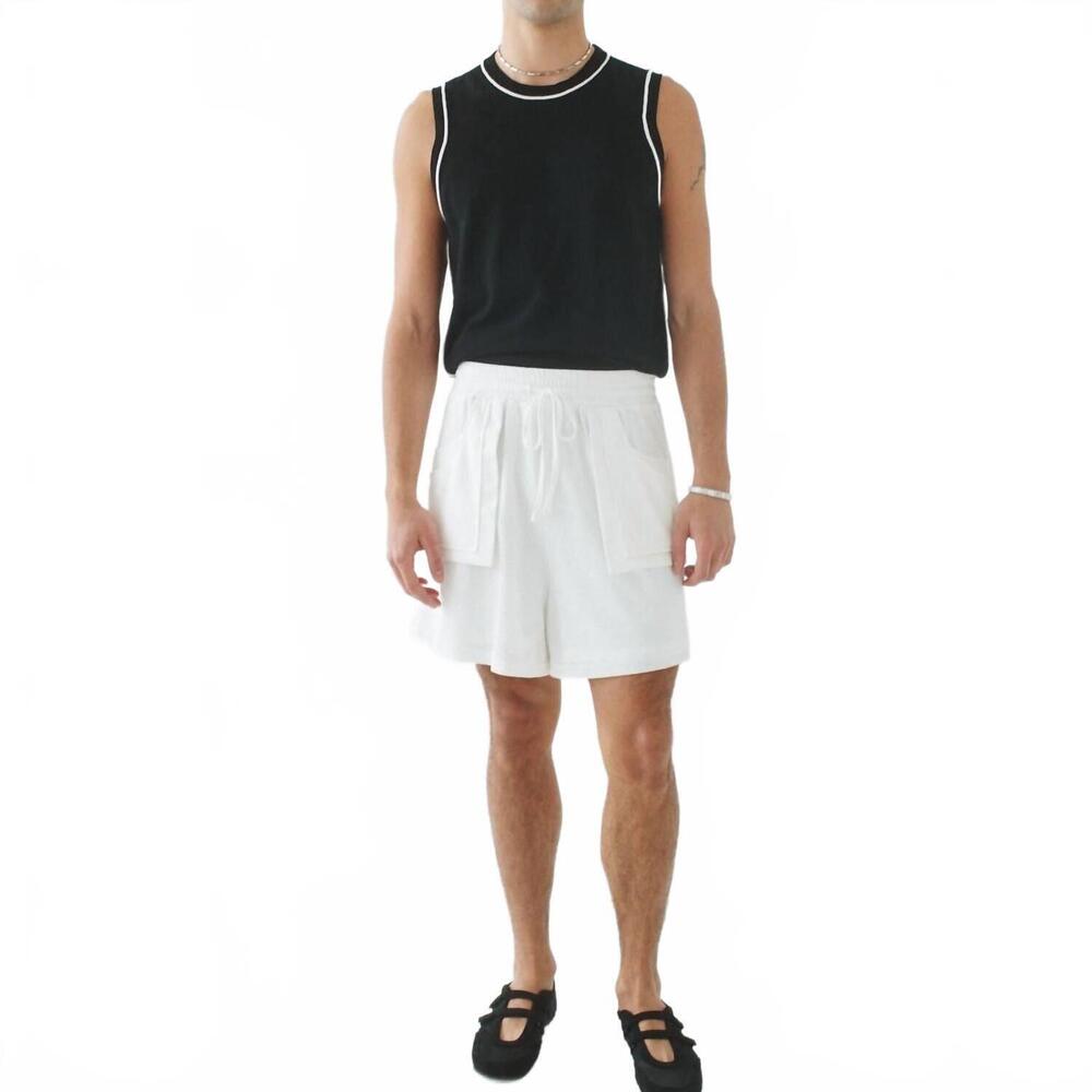 Black Sleeveless Tank Top for Men